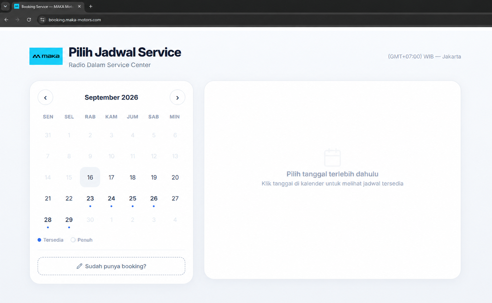 Sanitized booking service interface capture